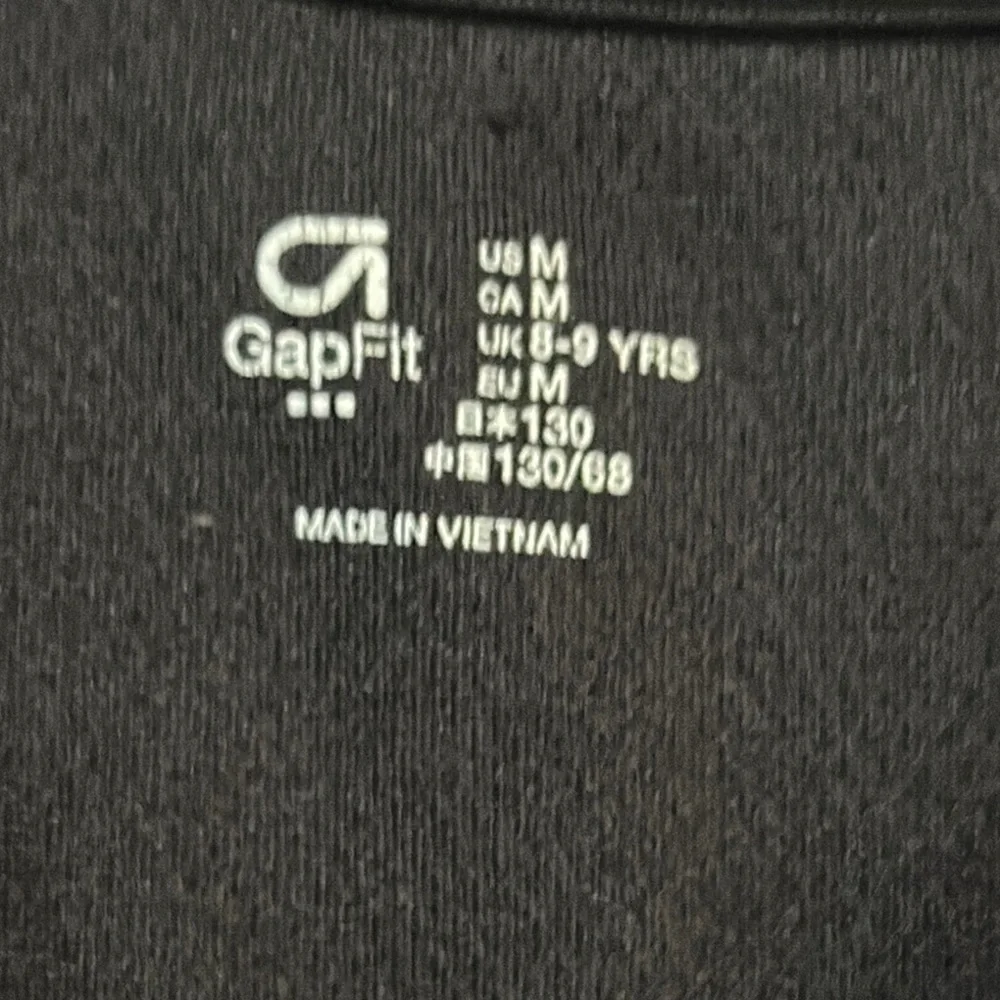 GAP Black and White Short Sleeve Tee with Signature Logo